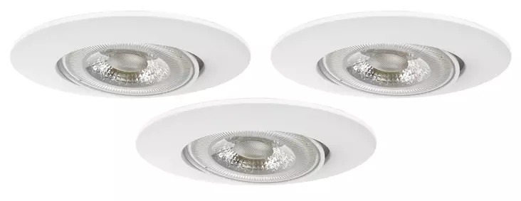 Airam Alasvalo Skye 5W 450lm 4000K 3-set suunnattava valkoinen - Alasvalot - 0017587 - 1