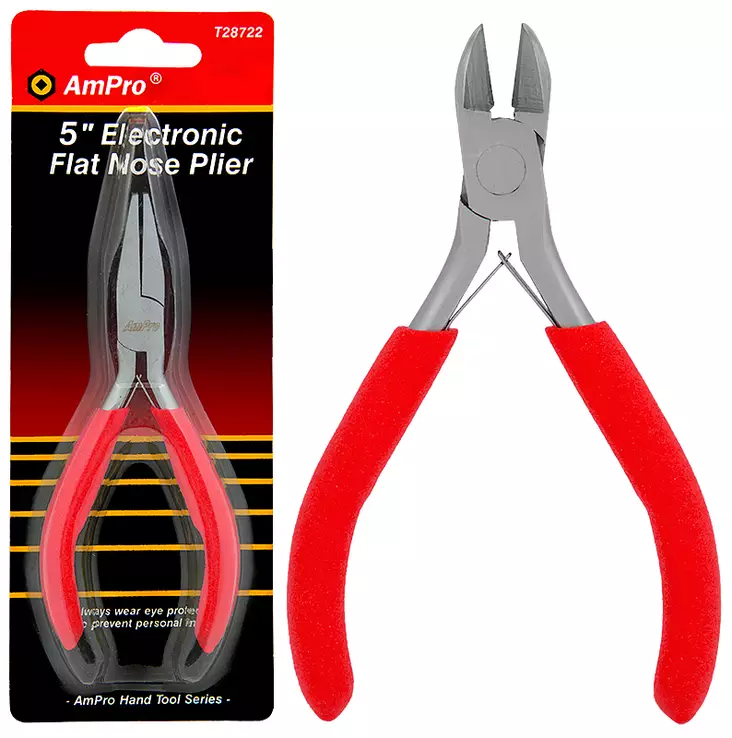 Amrox elektroniikka sivuleikkurit 100mm - Johtopihdit, sähkömiehen pihdit - 0005787 - 1