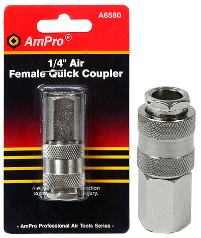 Ampro PI liitinrunko 1/4" SK - Paineilmaliittimet - 0006247 - 1