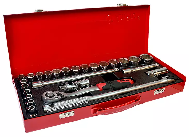 Ampro työkalusarja 1/2" 26-os. - Hylsy- ja työkalusarjat - 0005587 - 1