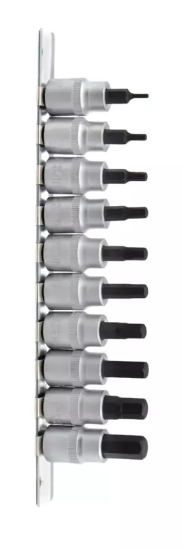 Amrox kuusiokärkihylsysarja 3/8" 10-os. - Hylsy- ja työkalusarjat - 0005567 - 1