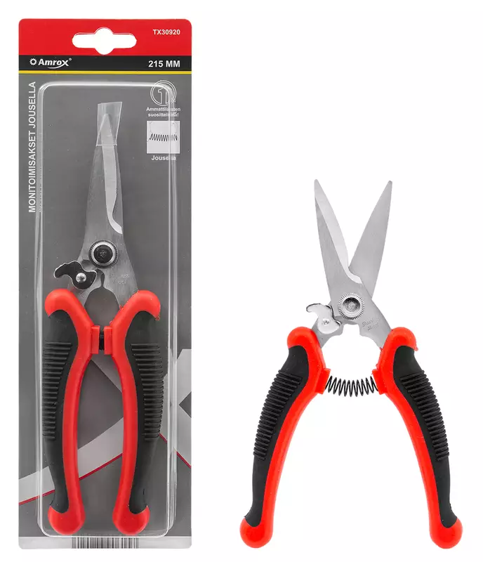 Amrox monitoimisakset 215mm jousella - Muut pihdit ja sakset - 0020717 - 1