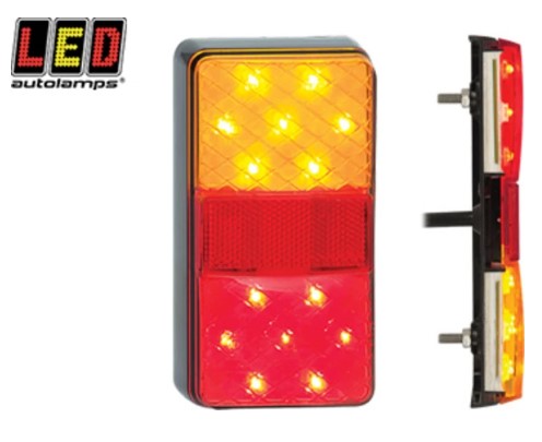 BL Led-takavalo 12/24V 150x80x24mm - Peräkärryn takavalot - 0012587 - 1