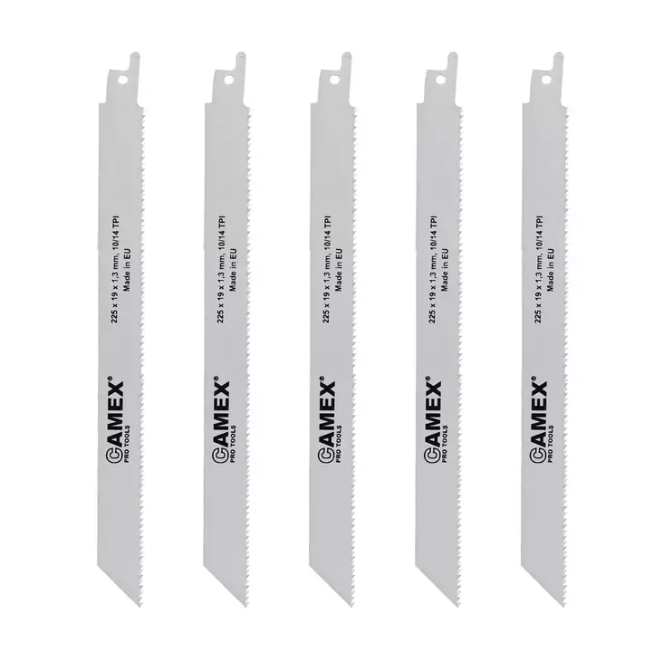 Camex Puukkosahanterä 225x19x1.3mm 5kpl - Puukkosahanterät puu/metalli - 0020467 - 1