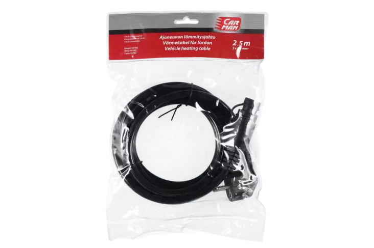 Carman Ajoneuvon lämmitysjohto Calix 2,5 m - Johdot ja asennustarvikkeet - 0008957 - 1