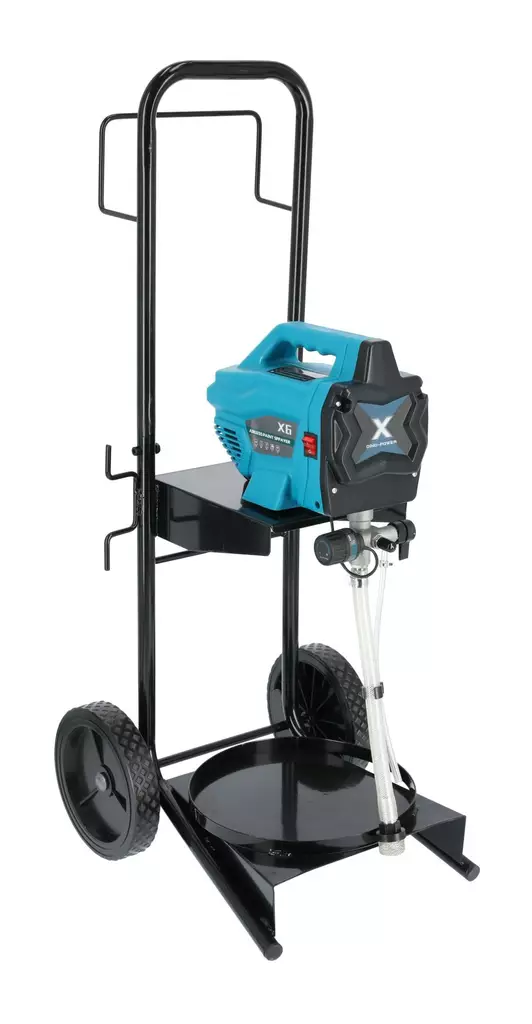 Dino-Power 650W 1,4 l/min korkeapainemaaliruisku kärryllä - Maaliruiskut - 0015997 - 1