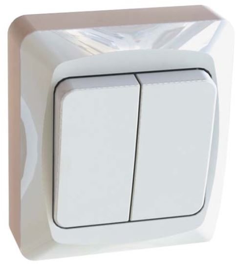 Etman pintakytkin 5 - Pinta-asennus rasiat ja kytkimet - 0009927 - 1