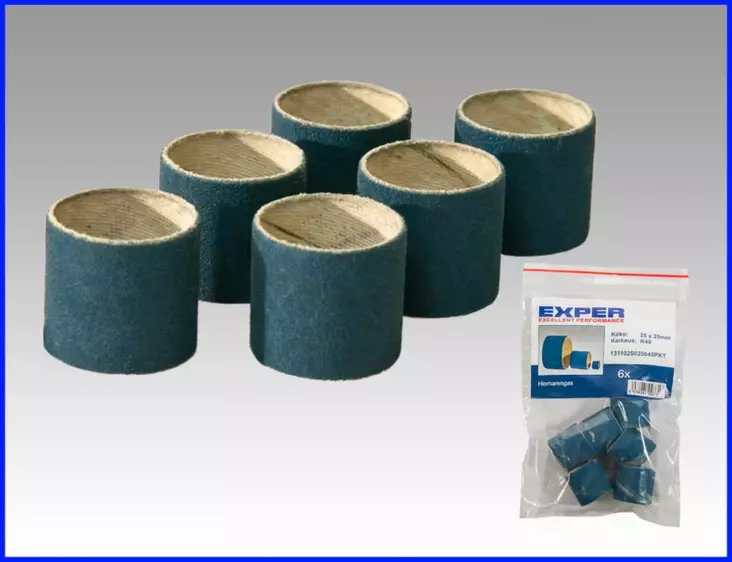 Exper Hiomarengas 45x30mm P80 4kpl zirkoni - Hiomalaikat - 0003587 - 1