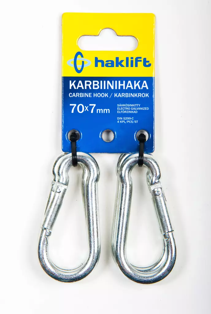 Haklift palomiehenhaka 70 x 7mm 4kpl - Sokat, haat, sakkelit - 0003307 - 1