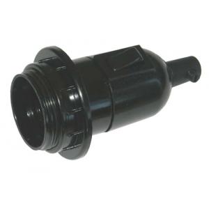 Harju Lampunpidin kytkimellä E27 musta - Valaisinpistotulpat ja rasiat - 0010027 - 1