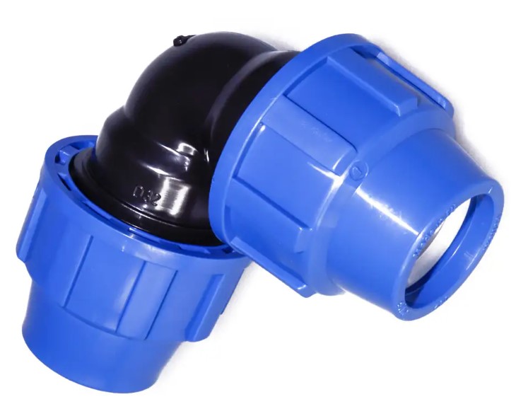 Harju Muoviputkiliitin/Korkeapainekulmaliitin 90ast. 25x25mm - Letkut ja tarvikkeet - 0016727 - 1