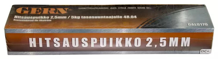 Hitsauspuikko 2,5mm / 5kg tasasuuntaajalle 48.04 - Hitsauspuikot - 0010537 - 1