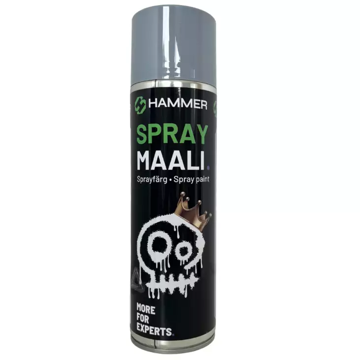HS Hammer Spraymaali harmaa 500ml - Spraymaalit - 0019737 - 1