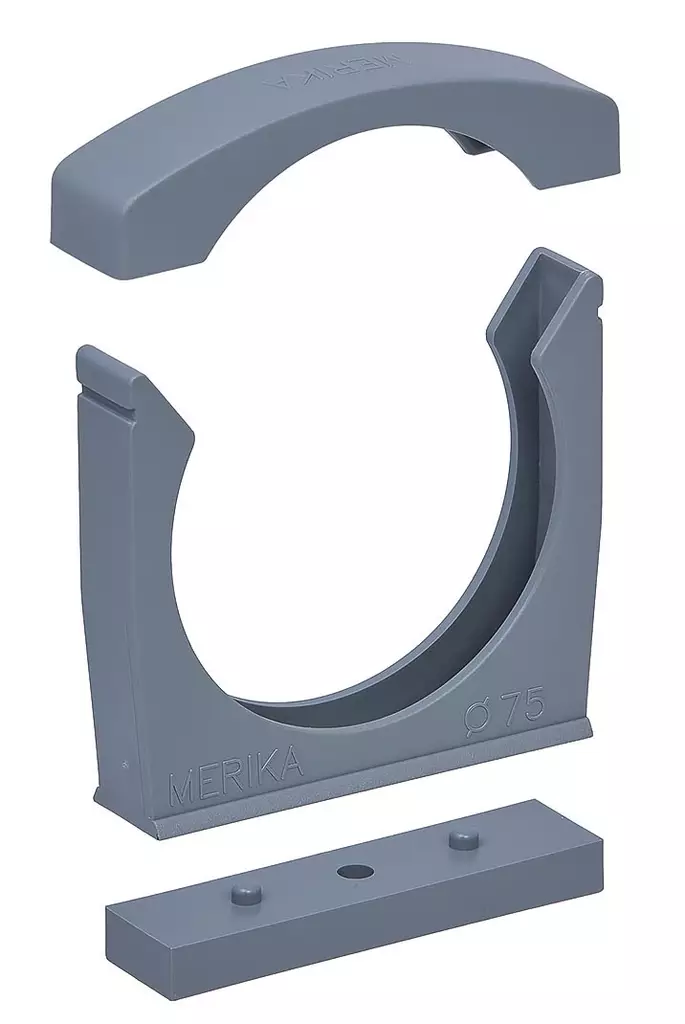 HT Putken kannatin 75mm harmaa - LVI- kiinnitystarvikkeet - 0018197 - 3