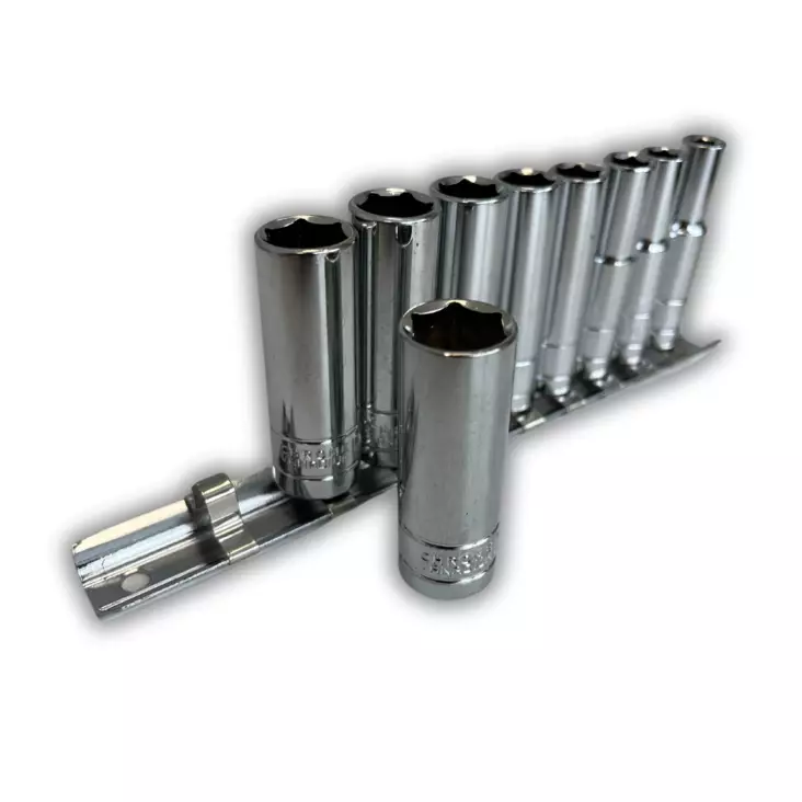 Hylsysarja pitkä 1/4" 9-os - Hylsy- ja työkalusarjat - 0018357 - 1