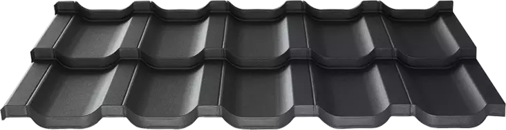 JL EASY Kattopelti/Palakate 700x1140mm RAL9005 matta musta (0,798m2) - Kattopellit - 0018257 - 1