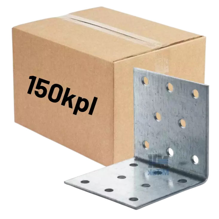 Kulmalevy 60x60x40x2,0mm 150kpl (LTK) - Kulmalevyt - 0022367 - 1