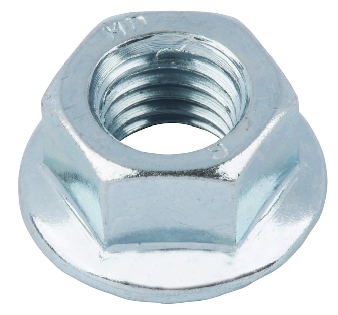 Laippamutteri hammastettu M10 ZN 8kpl - Mutterit - 0016707 - 1