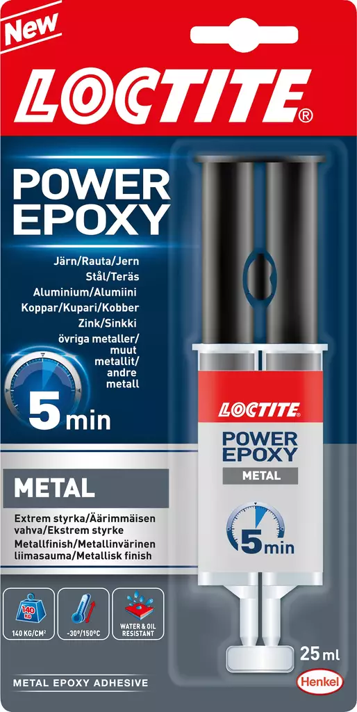 Loctite Power Epoxy Metal 25 ml - Yleisliimat - 0001507 - 1