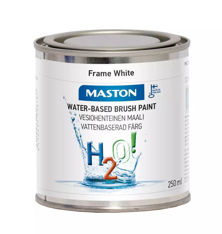 Maston maali H2O! Listavalkoinen NCS S 0502-Y 250ml - Sisämaalit - 0000237 - 1