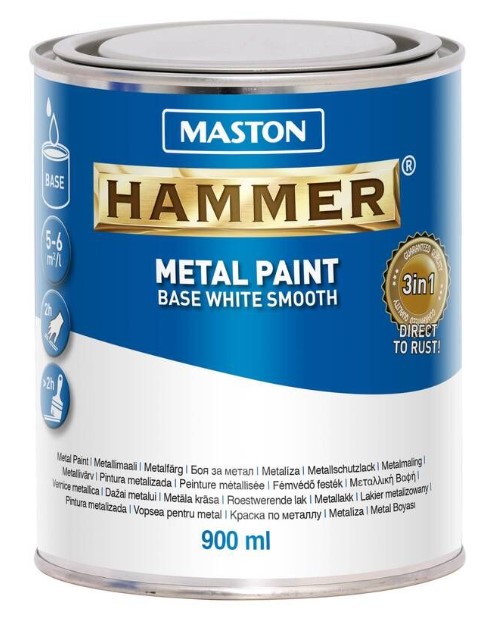 Maston metallimaali sävytettävä A-pohja 0,9L - Metalli- ja ruosteenestomaalit - 0014927 - 1
