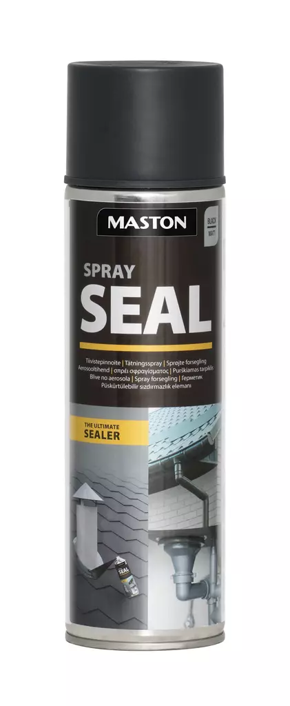 Maston spray Seal Musta 500ml - Korjausmaalit ja korjausmaalikynät - 0000187 - 1