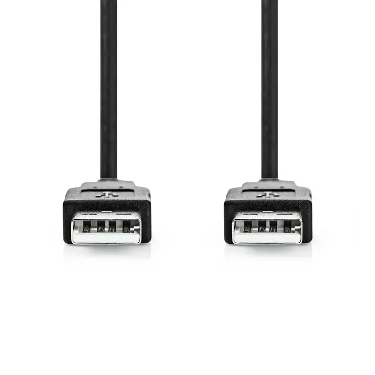 Nedis USB kaapeli 2.0 USB-A Uros-USB-A Uros 2.00m - Tietokonetarvikkeet - 0007057 - 1