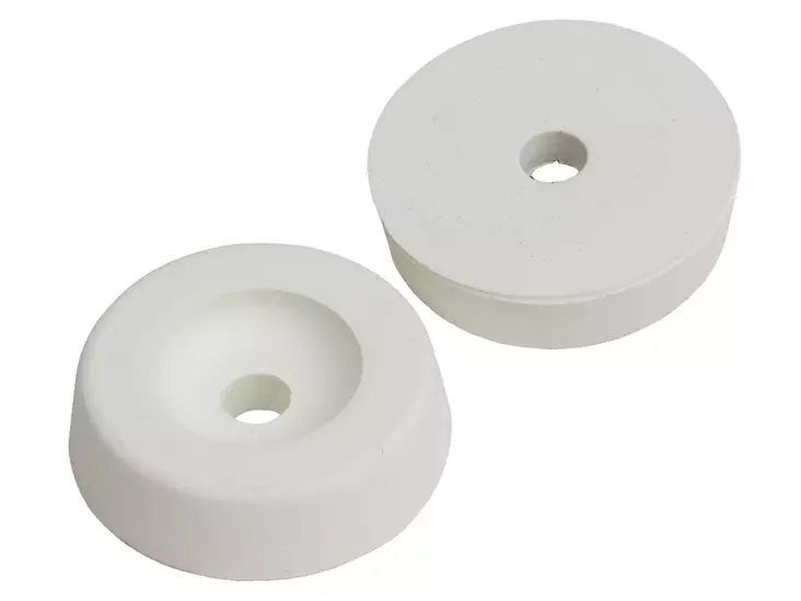 Oisla ovenpysäytin Ø 22mm 2kpl kumi/valkoinen - Aukipitolaitteet - 0001877 - 1