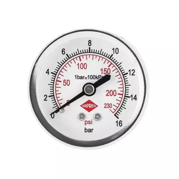 Painemittari 1/4", ø 40mm 16bar - Muut paineilmatarvikkeet - 0021817 - 1