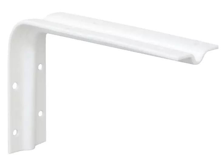 Pisla hyllynkannatin 250x150mm valkoinen - Metalliset hyllynkannattimet - 0001827 - 1