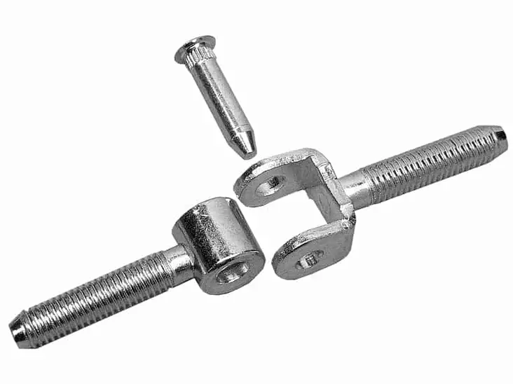 Pisla pulttisarana M8x35mm sinkitty - Oven saranat - 0002127 - 1