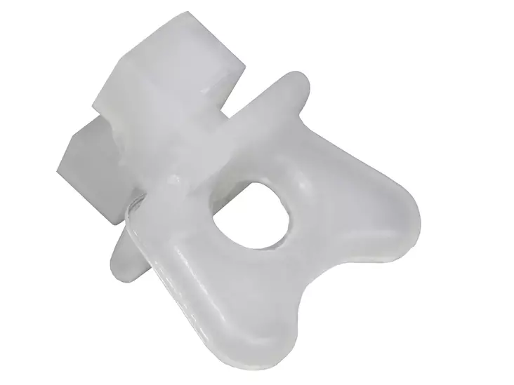 Pisla U-kiskon pysäytin 2kpl muovi/valkoinen - Kaihtimet ja kaihdintarvikkeet - 0001747 - 1