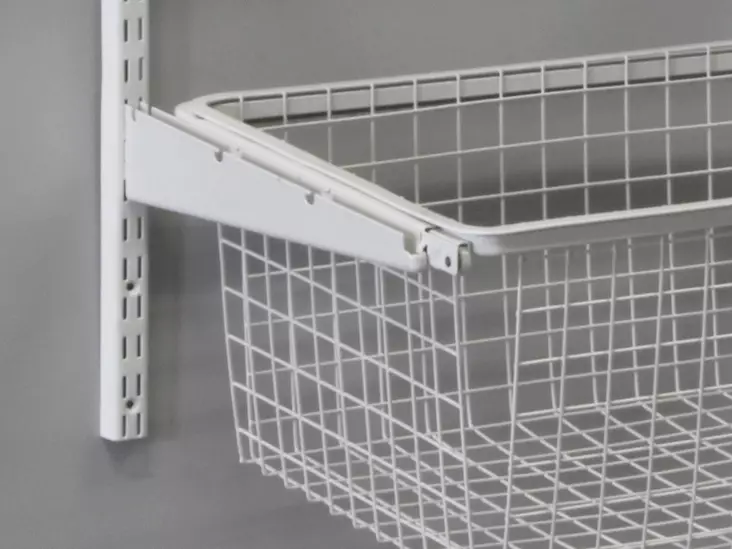 Pisla Wall-U kannatin 43,5cm teräs valkoinen - Hyllykiskot ja kannakkeet - 0002477 - 1