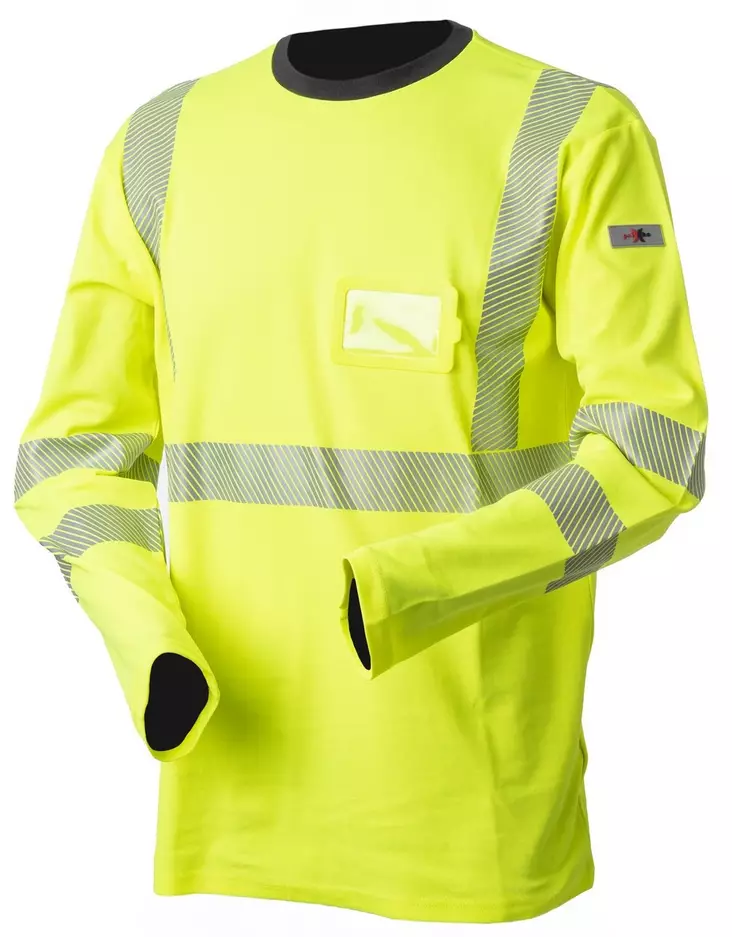 Priha Huomiovärinen pitkähihainen keltainen Lk.2, S - Työhousut - 0014817 - 1