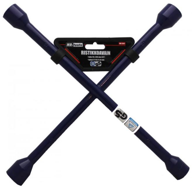 Ristikkoavain 16 x 355 mm 17-19-21-23 mm - Renkaanvaihtotyökalut - 0006677 - 1