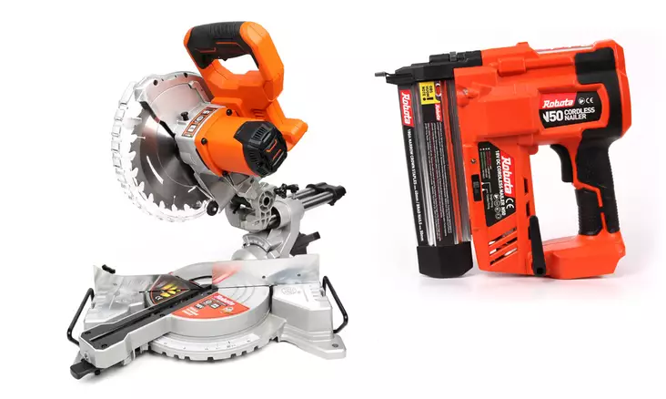 Robota Akkukonesarja runkopaketti (Jiirisaha ja Yhdistelmänaulain) - Akkukonepaketit - 0017707 - 1