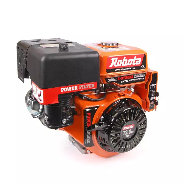 Robota irtomoottori E389 13hp 4-tahti 25,4mm akselilla - Irtomoottorit - 0009877 - 1