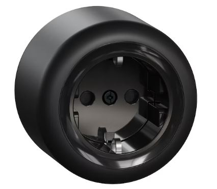 Schneider Renova pintapistorasia 1-os musta - Pinta-asennus rasiat ja kytkimet - 0009967 - 1