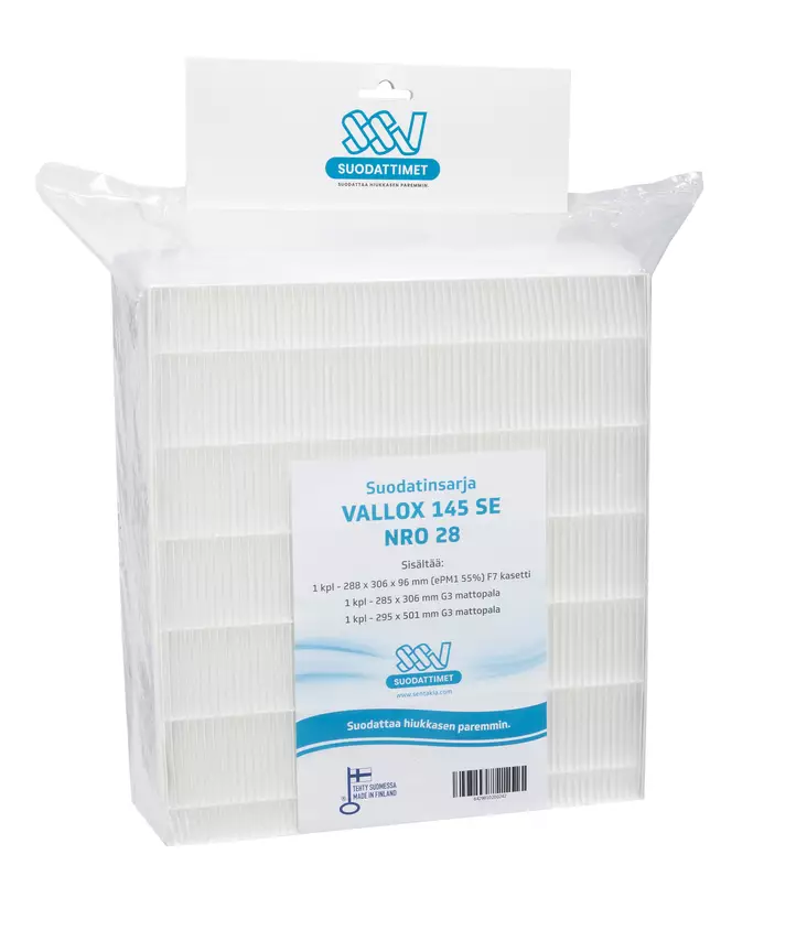 SSV Vallox 145 SE NRO 28 Ilmanvaihtokoneen suodatin - Ilmanvaihtokoneen suodattimet - 0002727 - 1