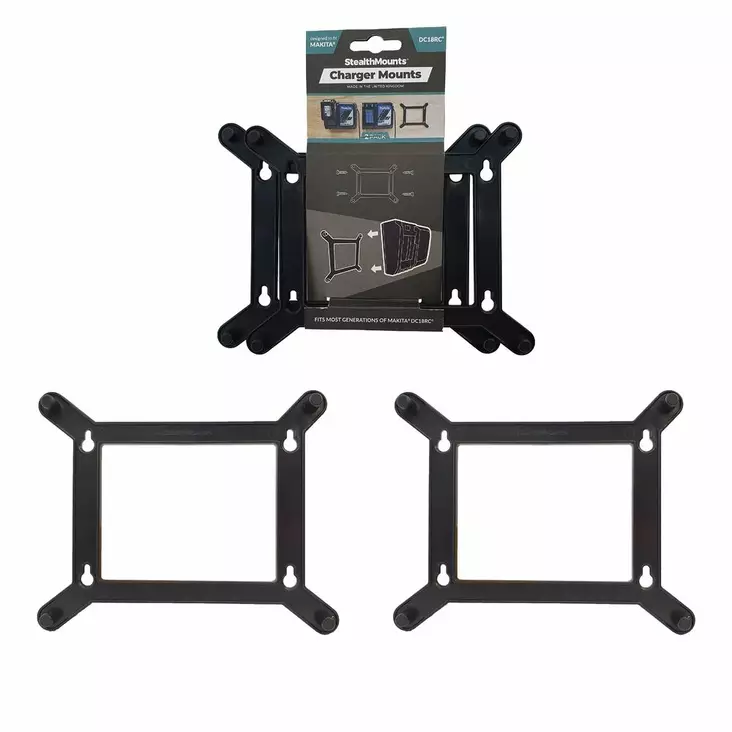 Stealth Mounts laturin seinäpidike Makita DC18RC 2kpl - Muut akkutyökalut - 0016367 - 1