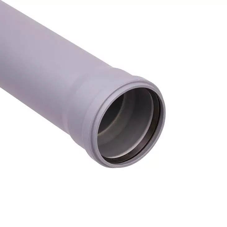 Viemäriputki muhvilla 110mm 1m - Viemäriputket - 0014987 - 2