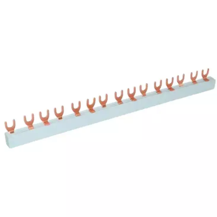 Virtakisko 3-vaihe 15-mod. 10mm² haarukka - Liittimet ja tarvikkeet - 0019637 - 1