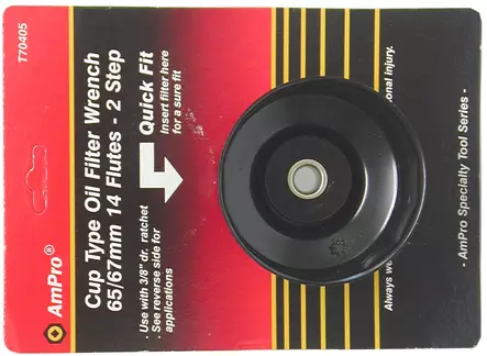 Ampro öljynsuodatinavain kuppi 65/67mm - Öljynvaihtotyökalut  - 0005948 - 2