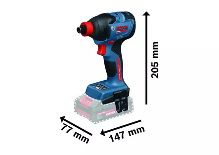 Bosch Expert Akkumutterinväännin runko EXDX18V-210 + L-Boxx - Akkumutterinvääntimet - 0021668 - 2