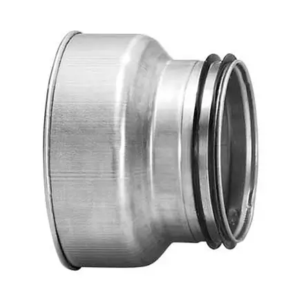 Ilmastointikanavan muuntoliitin putki/osa MYN-1D 160/125mm - 160mm IV-osat - 0022018 - 1