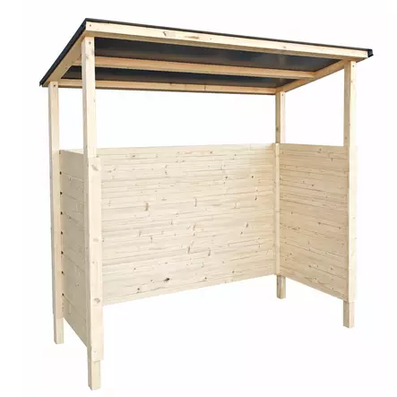 Jätekatos 2x240l astialle, 150x85x194cm - Jäteastiat - 0021618 - 1