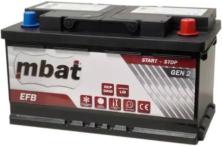 Käynnistysakku/80Ah/750A start-stop - Käynnistysakut - 0014198 - 2