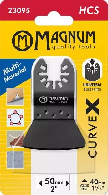 Magnum Monitoimityökalun kaavinterä HCS 50/81mm - Monitoimikoneen terät - 0021998 - 3