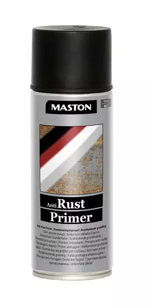 Maston spraymaali Anti Rust-primer musta 400ml - Pohjamaalit spray - 0000178 - 1