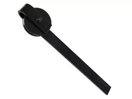 Pisla työntöovenpyörä 75mm/kantavuus 75kg musta - Liukuovitarvikkeet - 0002158 - 1